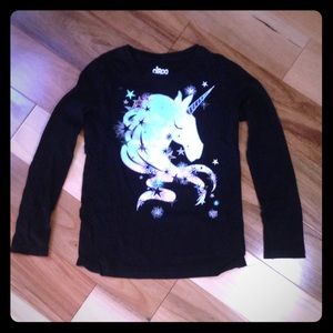 Long sleeved unicorn shirt